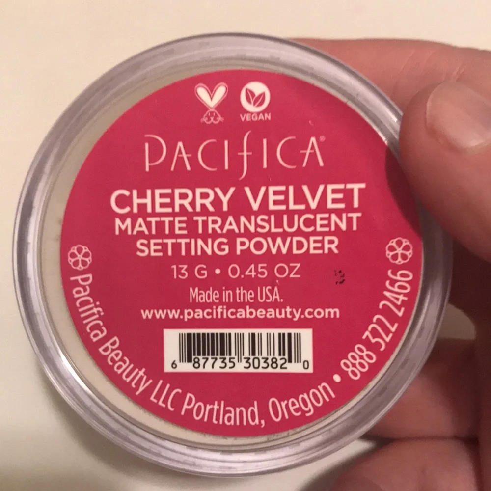 Pacifica Cherry Velvet Matte Translucent Setting Powder - Pink Floral